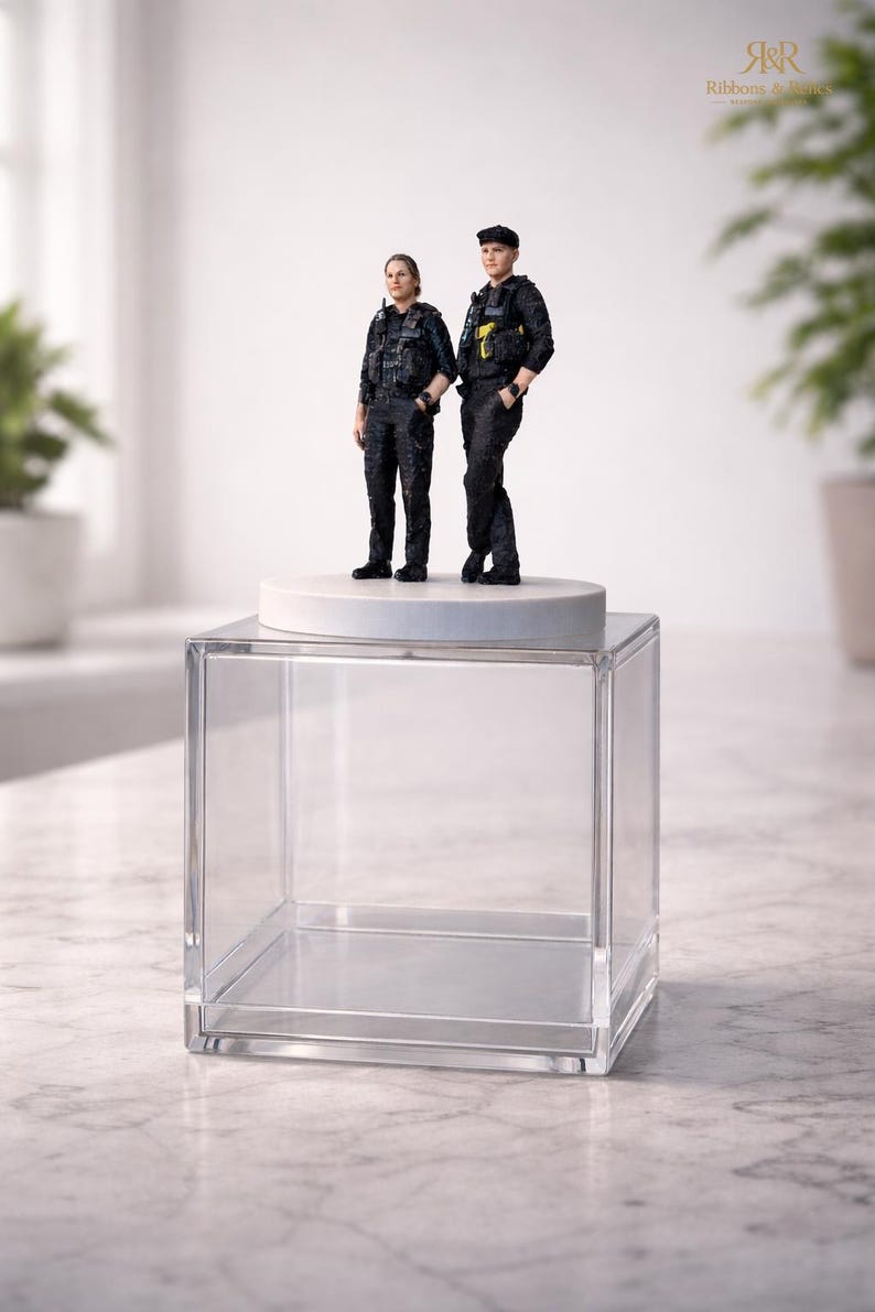 Figura en miniatura personalizada a partir de una foto, recuerdo familiar personalizado (tamaños disponibles: 45 mm o 60 mm) imagen 5