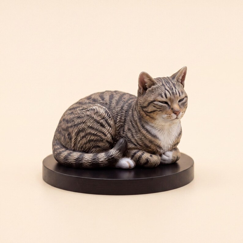 Custom Pet Miniature Figurine | Hand-Finished Dog Cat Memorial Keepsake Bild 8