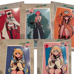 Guilty Gear Prints - Bridget, May, Ram, Gio,
