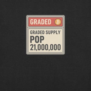Pop: 21 miljoen T-shirt | Bitcoin ontmoet karton | T-shirt voor verzamelaars van crypto- en sportkaarten | Plaatstijl | Kidflipz-draden