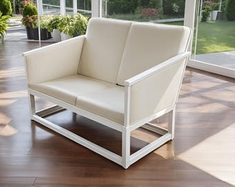 Plan budowy nowoczesnej sofy ogrodowej DIY, sofa ogrodowa, meble ogrodowe, plan obróbki drewna, PDF