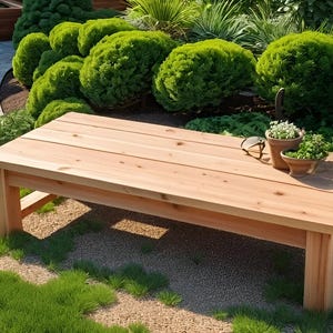 DIY Patio Simple Bench/Table Build Plan, Patio Bench, Garden Furniture, DIY Build Plan, PDF