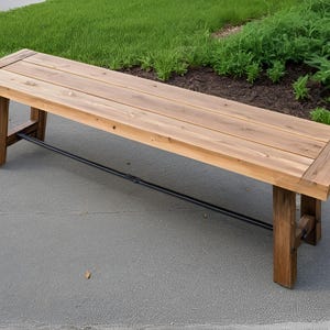DIY Patio Garden Bench Build Plan, Patio Furniture, Patio Bench, Garden Bench, Woodworking plan, PDF