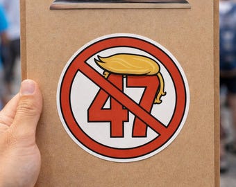 Anti-Trump Protest Kiss-Cut Stickers | Political Activism Decals
