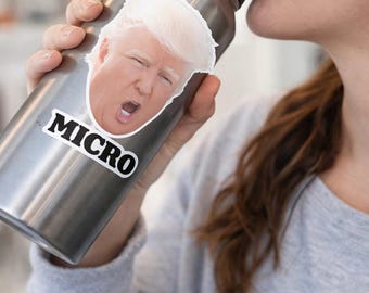 Political Humor Sticker | Satirical Commentary Vinyl Decal (Kiss-Cut)