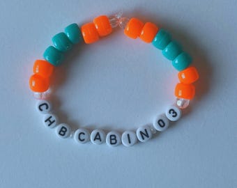 Percy Jackson Camp Half-Blood Beaded Bracelet | Customize Your Cabin Number And Extra Color