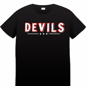 Devils and Lady Devils PNG for sublimation or DTF spirit wear Devils fans