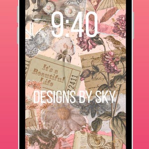 Digital Vintage Wallpaper