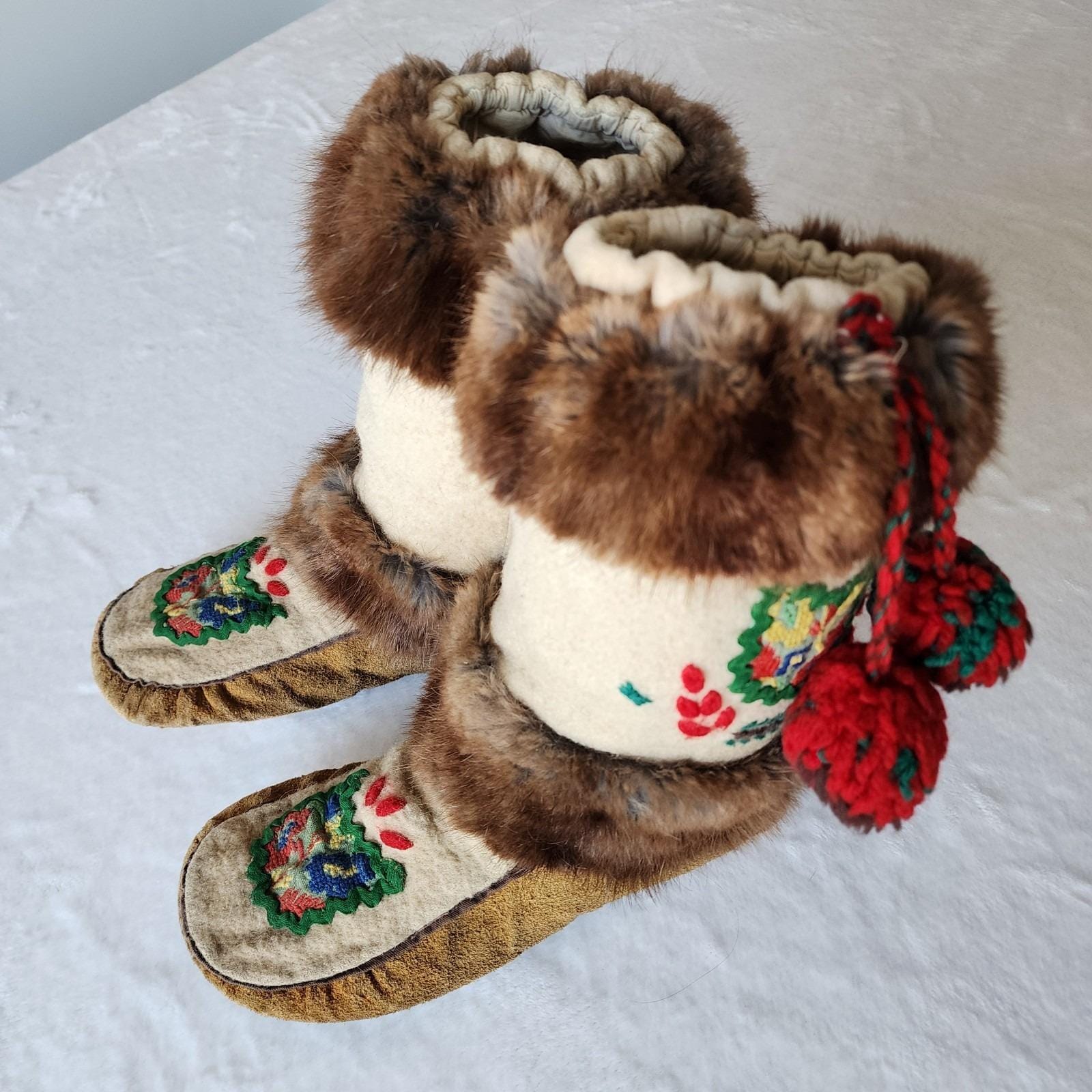Indigenous Fur Boots Women