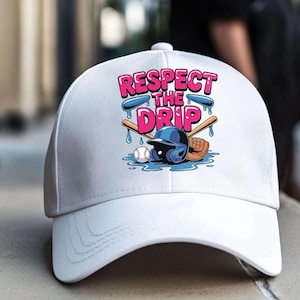 Respect The Drip Png Bundle: Baseball Mama Sublimation File (Digital Download)