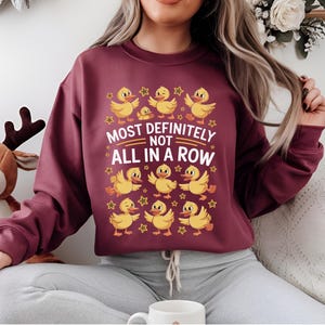 Funny Ducks Not All In a Row Sarcastic PNG Snarky Png Funny Mental Health Cute Duck Png Funny Animal Motivational Sarcasm Trendy PngORIGINAL