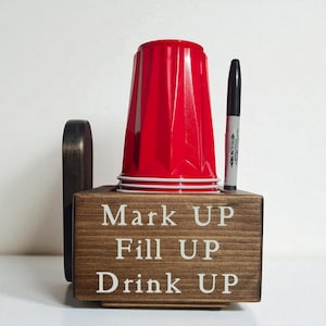 Getränkehalter mit Magnetischer Flaschenöffner | Partyzubehör | Geschenk für Gastgeberin