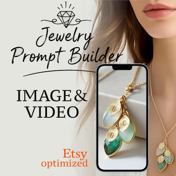 Jewelry Image Video AI Prompt Generator, Jewelry Photo,
