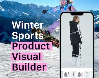 Créateur d'invites image et vidéo pour vêtements d'hiver