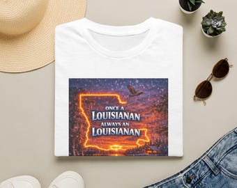 Once a Louisianan Always a Louisianan T-Shirt | Louisiana State Design