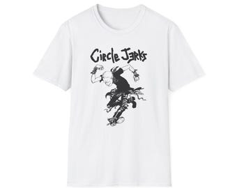 CIRCLE JERKS Skank Kid white unisex t-shirt