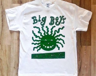 BIG BOYS “Lullabies Help the Brain Grow” white unisex t-shirt