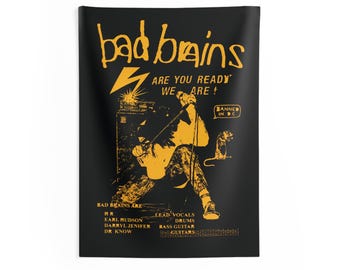 Original Bad Brains Quickness Promotional Poster - Etsy