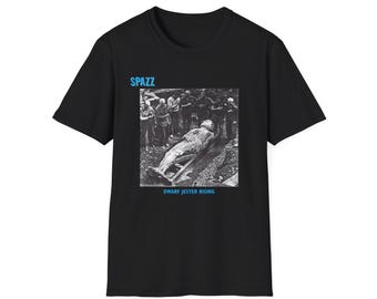 SPAZZ “Dwarf Jester Rising” black unisex t-shirt