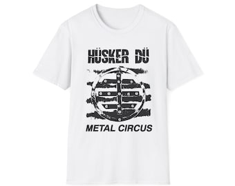 HUSKER DU “Metal Circus” white unisex t-shirt