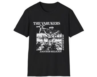 VARUKERS “Another Religion, Another War” black unisex t-shirt