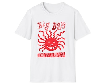 BIG BOYS “Lullabies Help the Brain Grow” white unisex t-shirt