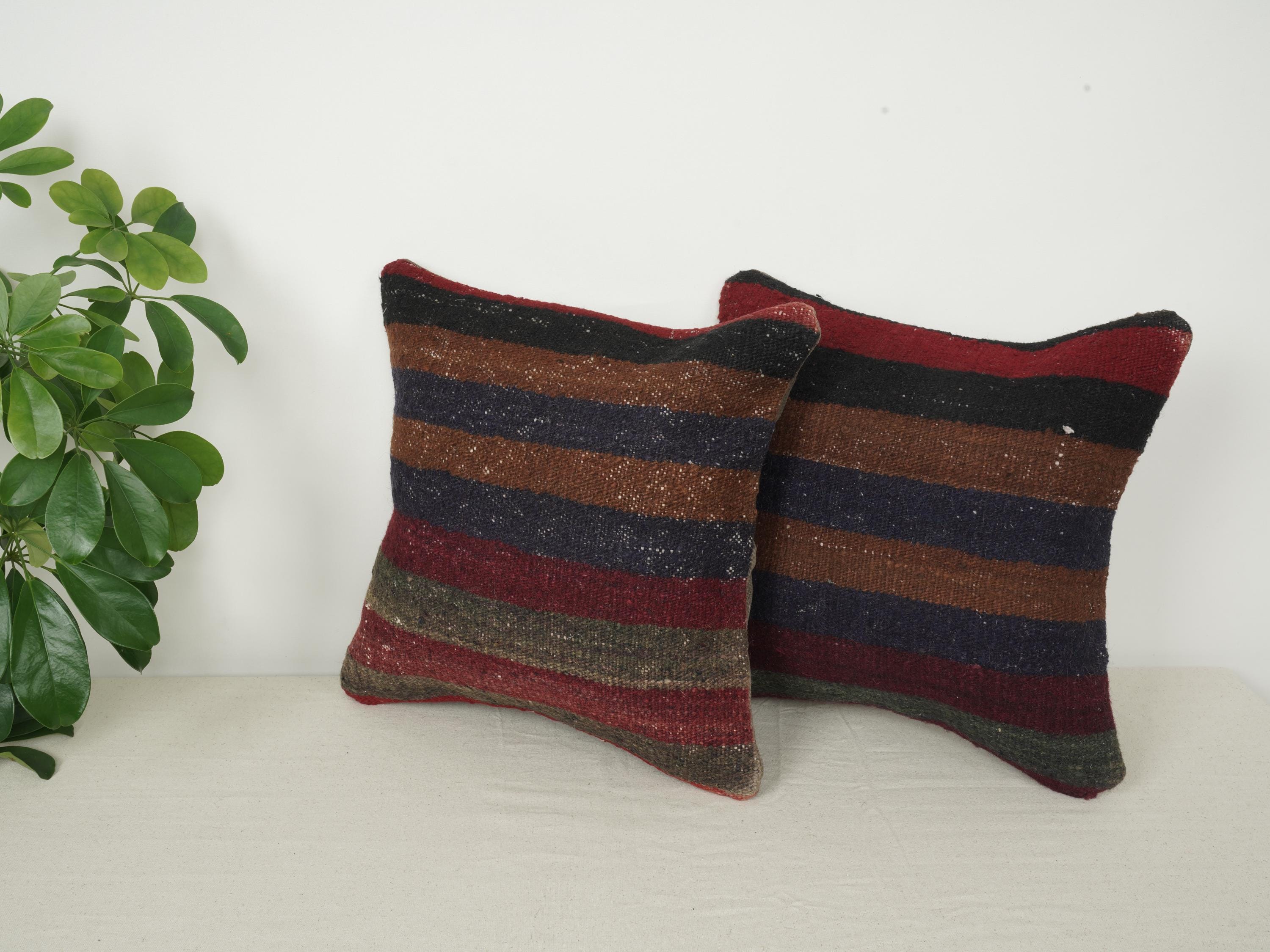 Federe Per Cuscini Turchesi 50x50 Cm – 2 Pezzi In Poliestere Morbido, Colore Foglia Di Tè, Quadrate Per Divano E Camera Da Letto