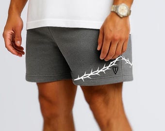 Jesaja 40: 31, Thorns Design Grey Christian Bekleidung Training Basketball Shorts Geschenk für Männer