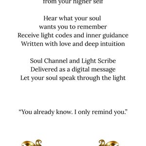 Channeled Soul Message, Personalized Light Letter from Your Higher Self, Intuitive Energy Download