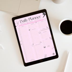 Printable Daily Planner Bundle, 4 Designs | Productivity, Goal Setting ...