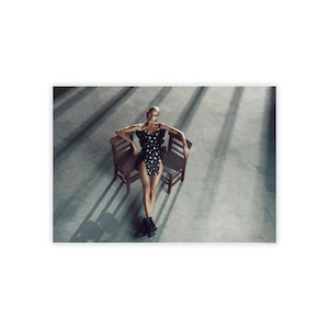 Glossy Fashion Photography Art Print: Modern Chic Home Decor