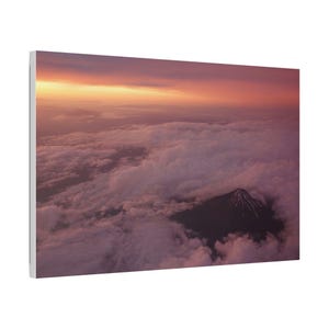 Serene Mountain Landscape Canvas Print: Nature Photography Wall Art