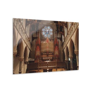 Elegantes Acrylbild, Kirchen Dekor, Modernes Wohndesign, Kunst für Wohnzimmer, Einzigartige Geschenkidee, Religiöses Kunstwerk