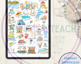 Summer Bucket List - Instant Download