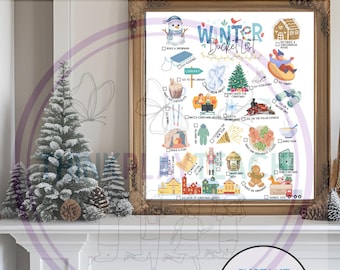 Seasonal Bucket List - Instant Download
