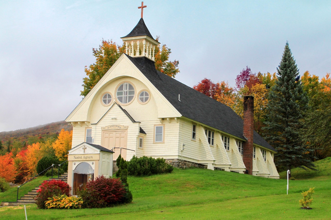 St. Agnes Church Jefferson New Hampshire Etsy