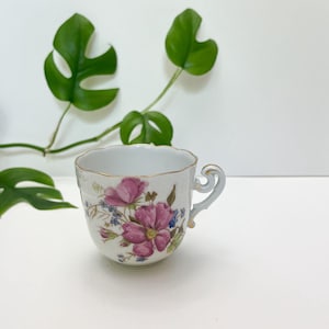Vintage Floral Tea Cup