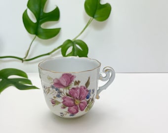 Vintage Floral Tea Cup