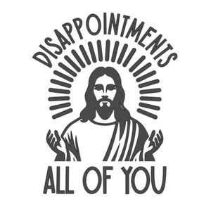 Disappointment Bumper Sticker