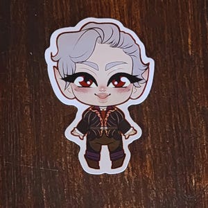 Baldur&#39;s Gate 3 Companion Sticker Set, Baldur&#39;s Gate 3 Sticker, BGIII Die Cut Sticker