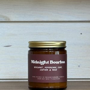 Midnight Bourbon Soy Candle