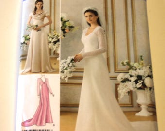 Simplicity 1909 Bridal Gown Sewing Pattern, Sizes 6-14