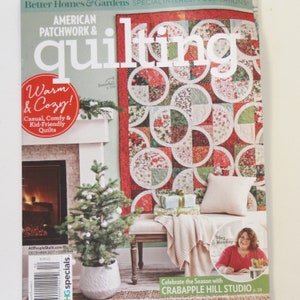 Quilting Magazine Back Issue Sale: American Patchwork and Quilting Magazine- December 2017 - Quilt Patterns, Quilt Magazine