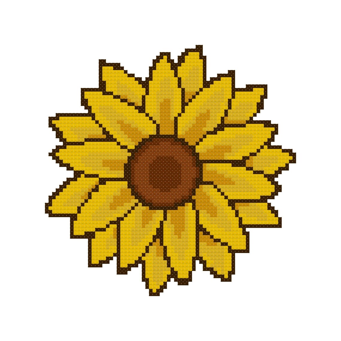 Sunflower Cross Stitch Pattern Instant Download Digital File - Etsy