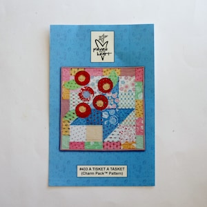 Pieces From My Heart: A Tisket a Tasket (Charm Pack Pattern for a Tablemat)