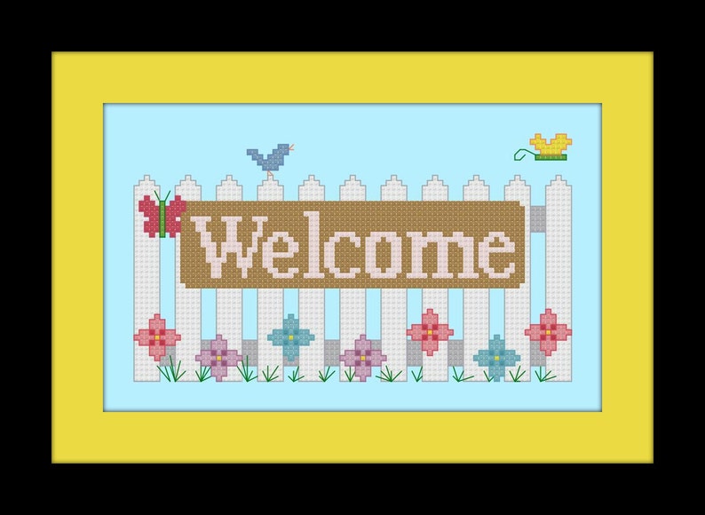 Cross Stitch Pattern PDF File Instant Download X Etsy
