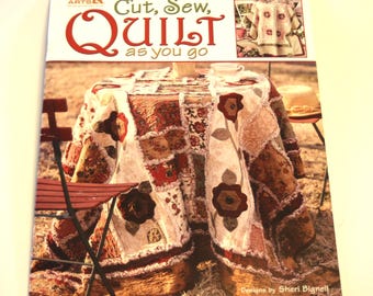 Rag Quilt Book: Cut, Sew, Quilt As You Go designs by Sheri Bignell USED