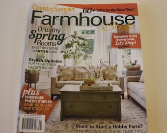 Country Sampler Farmhouse Style Magazine Spring 2024 (USED)