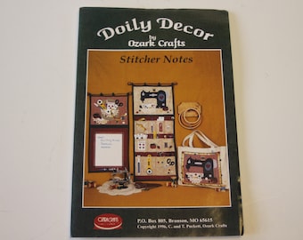 Doily Decor by Ozark Crafts: Stitcher Notes PREVIOUSLY OWNED UNCUT (one original pattern, not a photocopy)