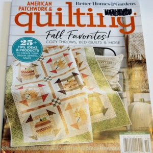 Quilting Magazine Back Issue Sale: American Patchwork and Quilting Magazine- October 2019 - USED